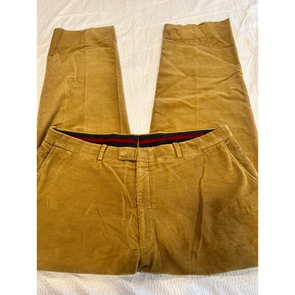 Burberry corduroy men pants 38/31.5 STAINED READ DESCRIPTION - Picture 1 of 16